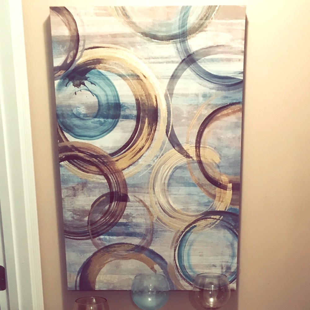 Painted canvas